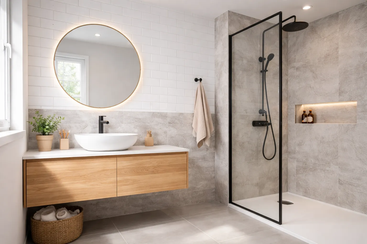 grifería para baño moderna