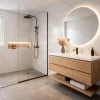 azulejos gran formato para baño