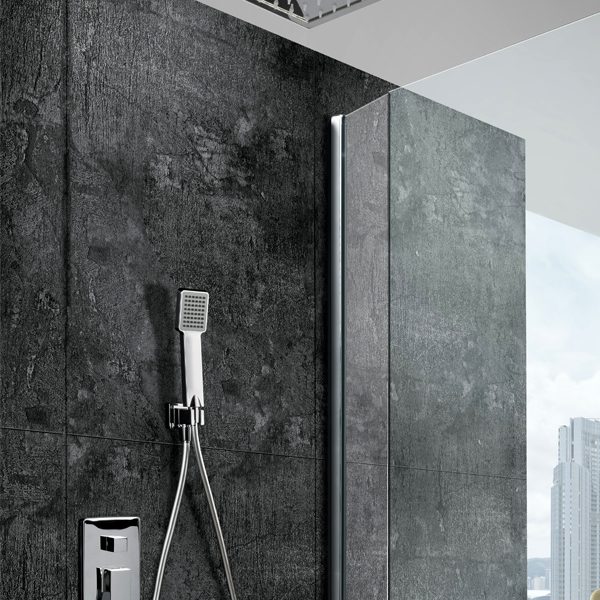 Ducha Empotrada Monomando Gales Cromo