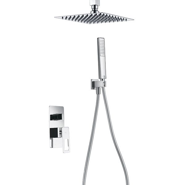 Grifería Empotrada Monomando Estocolmo Cromo