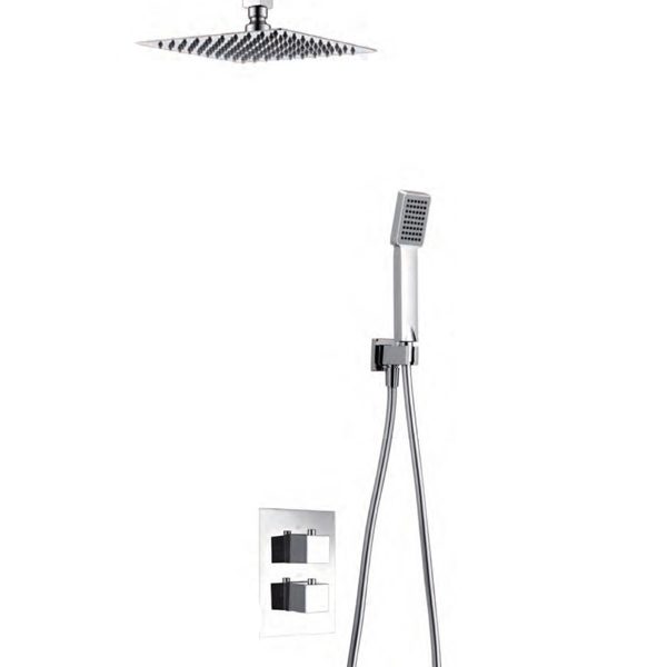 Ducha Empotrada Termostática Ons Cromo