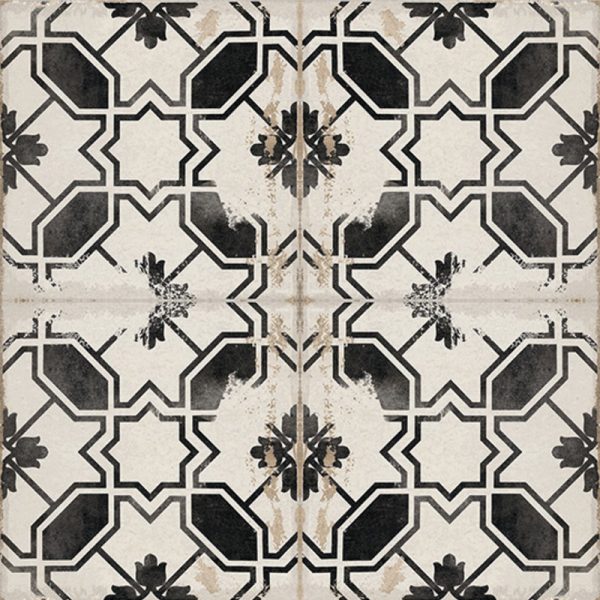 Village Caleta Black / Blue 15x15