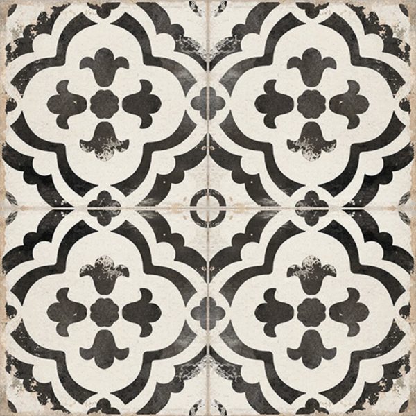 Village Mont Black / Blue 15x15