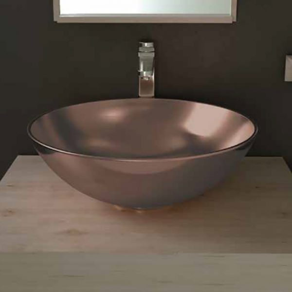 Lavabo Porcelana Bol Bronce 40x15