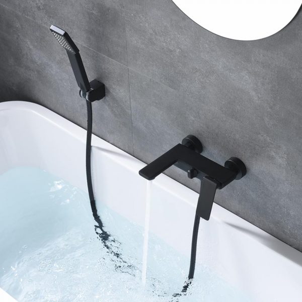 Griferia Baño/Ducha Fiyi Negro Mate