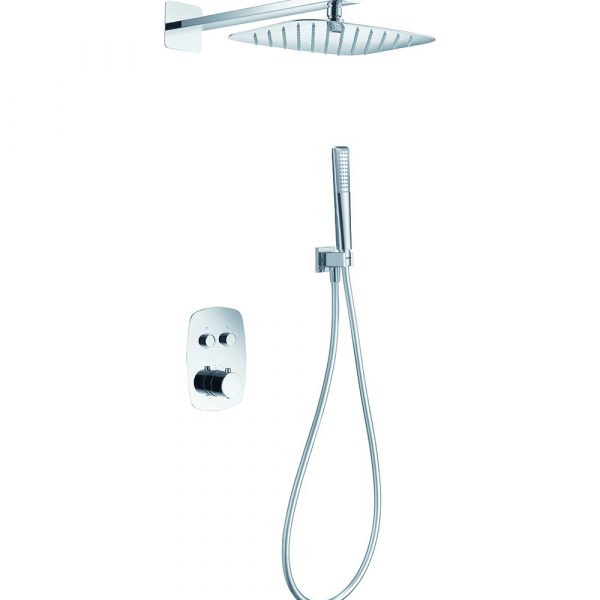 Ducha Empotrada Termostática Hidra Cromo