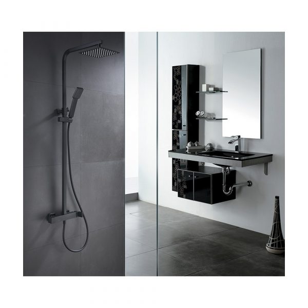 Conjunto Ducha Fiyi Negro Mate