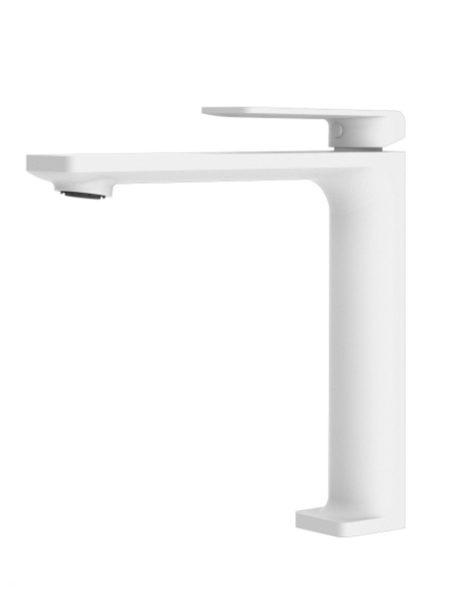 Monomando Lavabo Alto Fiyi Blanco Mate