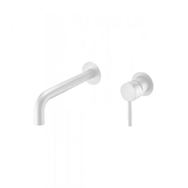 Grifería Empotrada Monomando lavabo Etna Blanco Mate