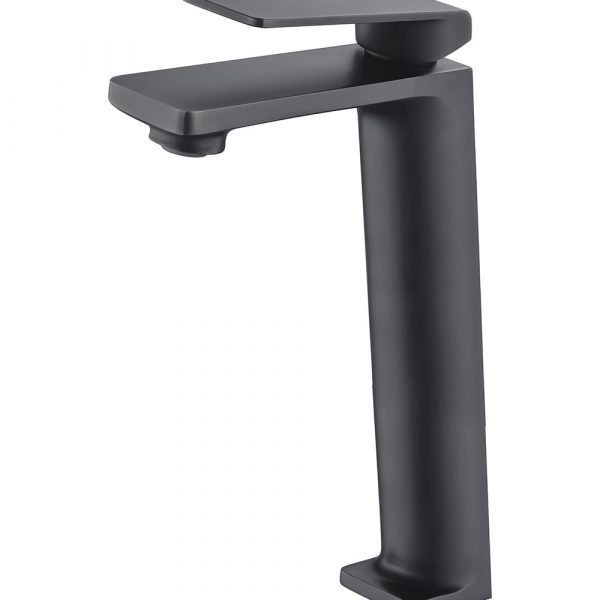 Monomando Lavabo Alto Fiyi Negro Mate