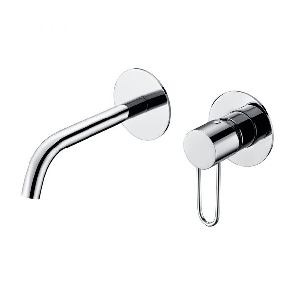 Grifería Empotrada Monomando lavabo Milos Cromo