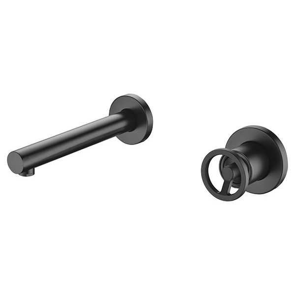 Grifería Empotrada Monomando lavabo Olimpo Negro Mate