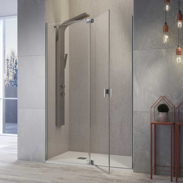 Frontal Ducha Sula SL603 16+SL602 16 Fijo + Puerta Abatible
