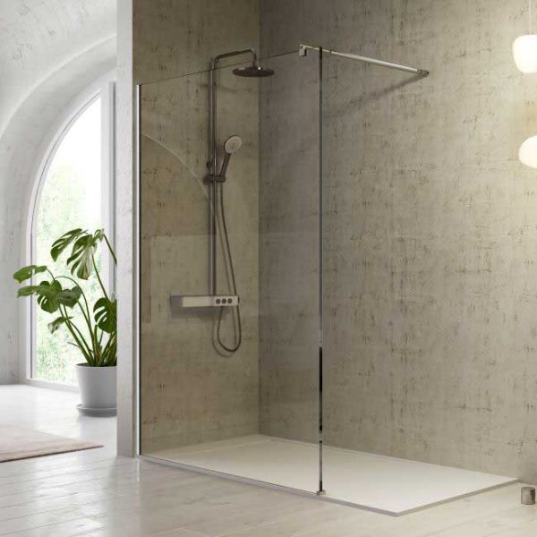 Panel Fijo De Ducha Fresh FR633 Vidrio Transparente