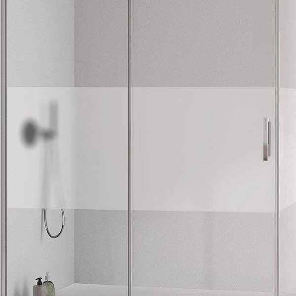 Angular Ducha Glase GS607+GS607 Cromo 2 Fijos + 2 Puertas Corredera Decor Bora