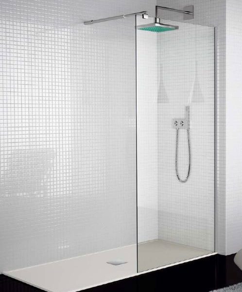 Panel Fijo De Ducha S300 TR003 Vidrio Transparente