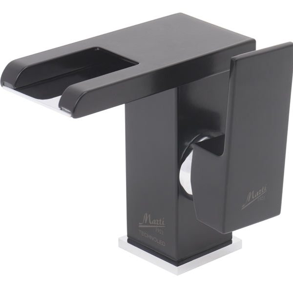 Monomando lavabo Tecnoled Negro
