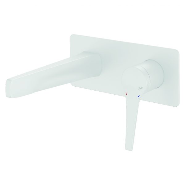 Griferia Empotrada lavabo Mural GT Blanco