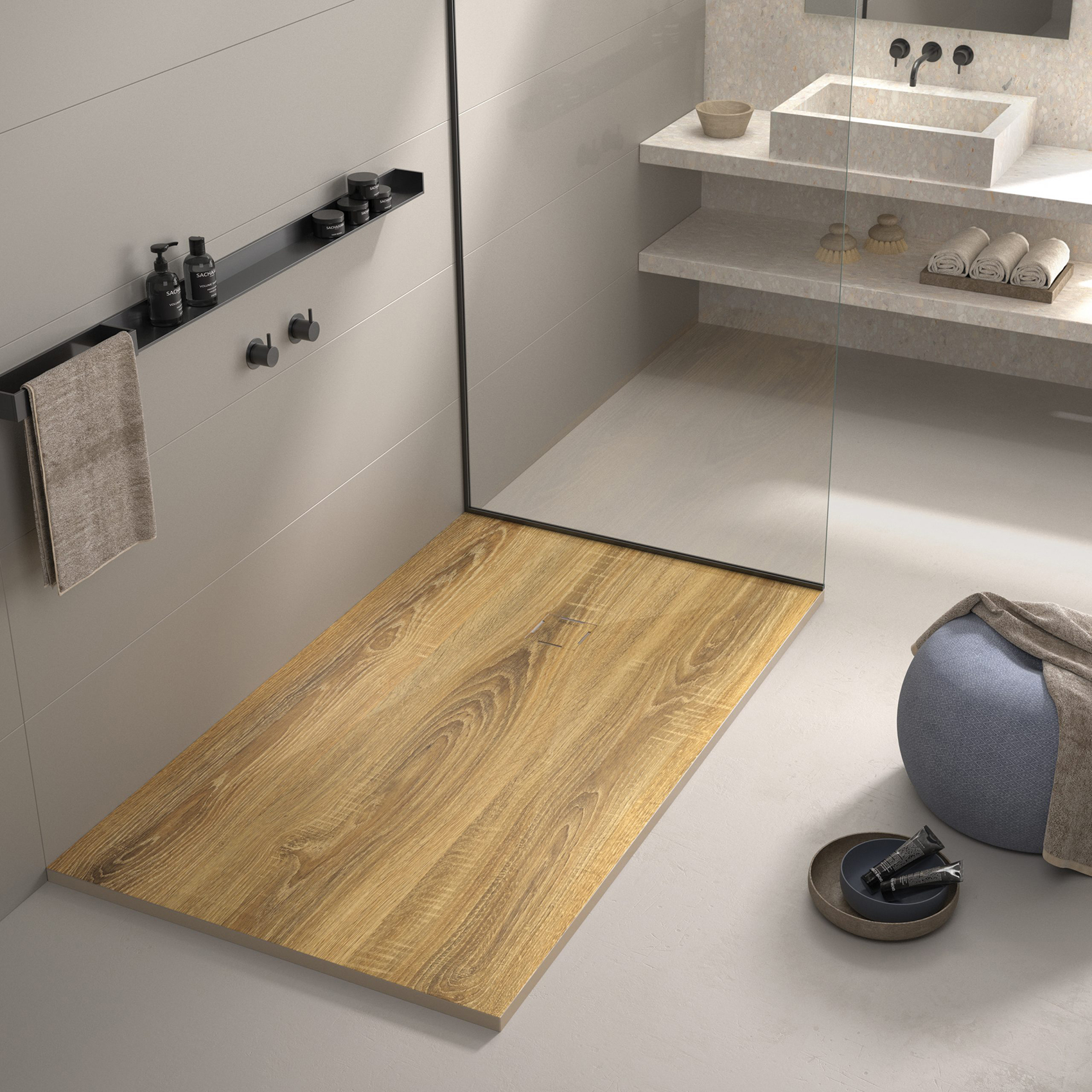 bañera por el plato de ducha