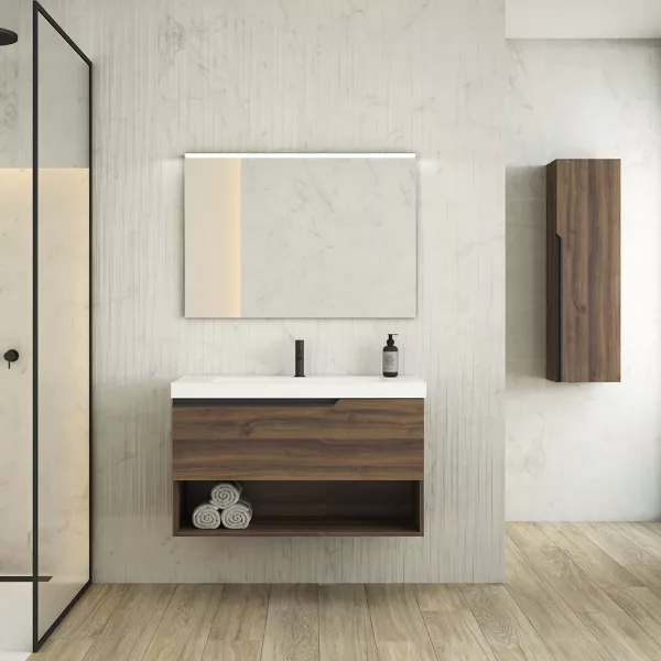 Mueble Eleven 1 Cajón Con Hueco Con Lavabo Flat