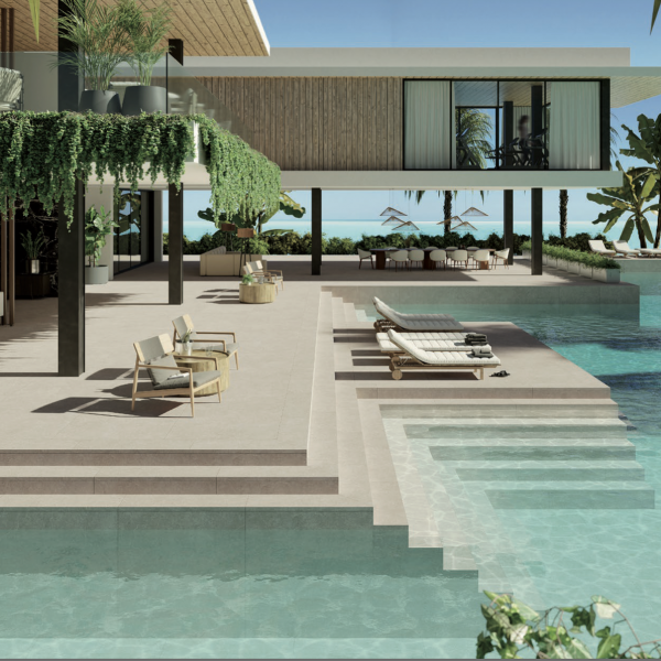 Peldaño Recto Iconic 33x120cm.