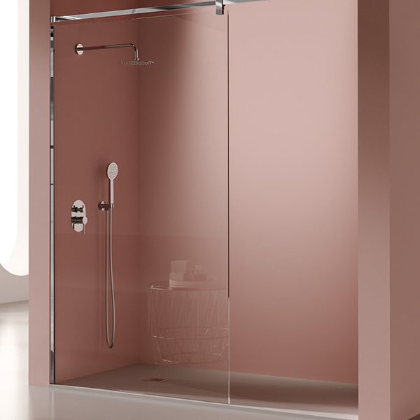 Panel fijo de Ducha Acero Inox Brillo FS633 12.