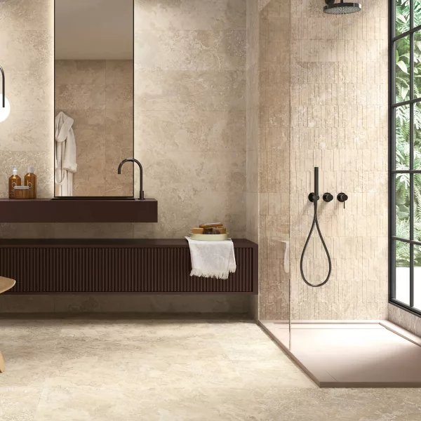 ambiente de pavimento rapolano caramelo