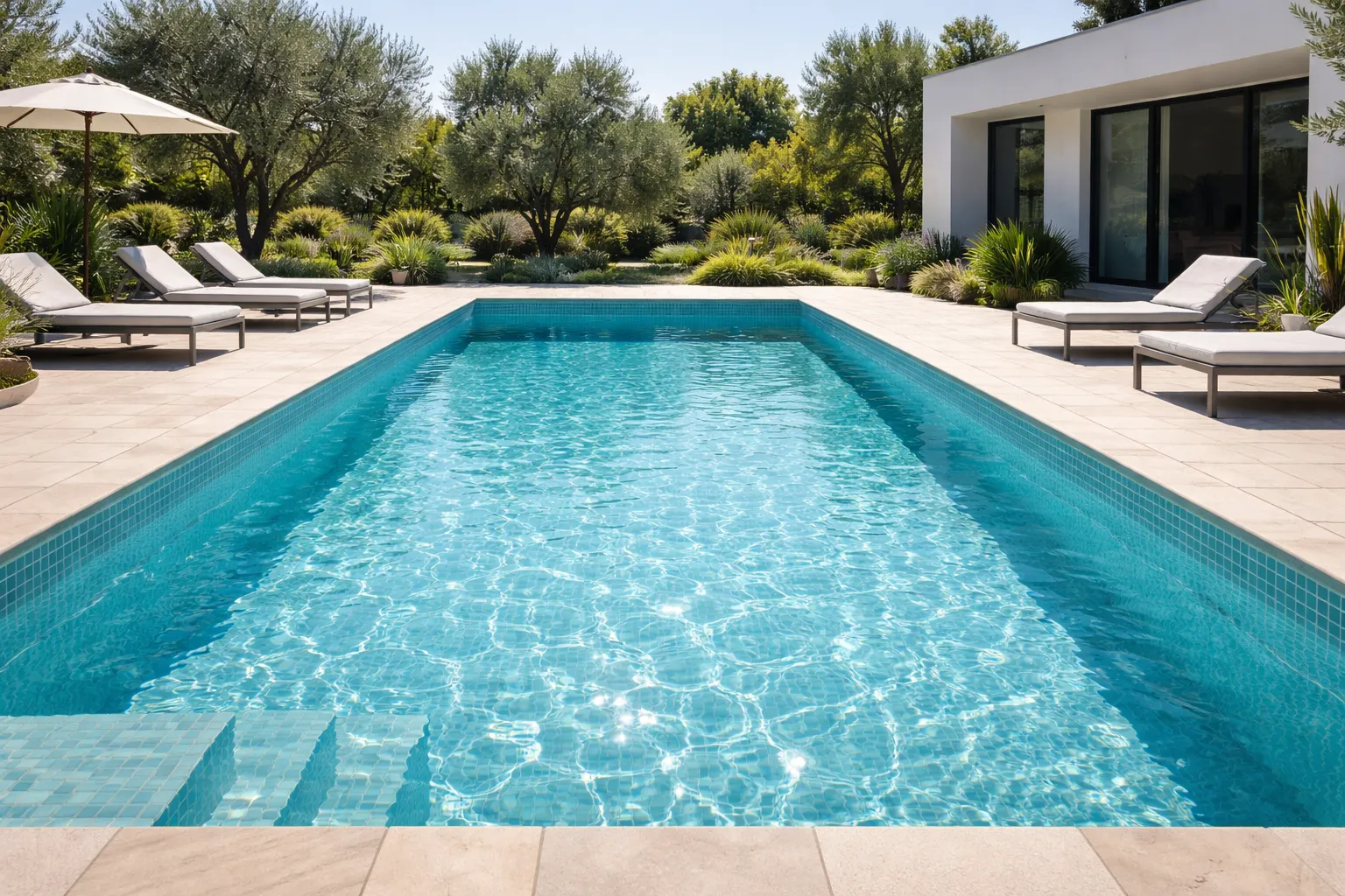 gresite para piscina colores